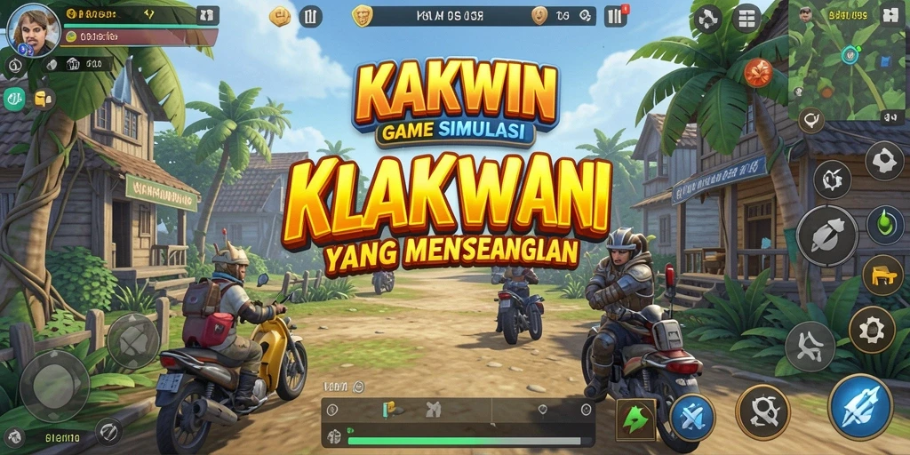 Tampilan gameplay KAKWIN yang menarik dan penuh warna.