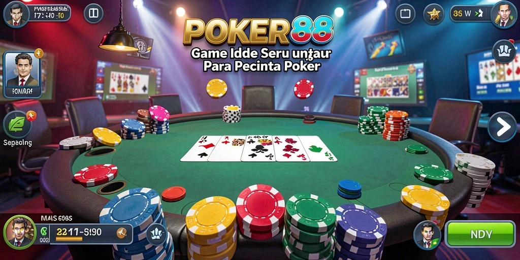 Screenshot utama POKER88 menampilkan gameplay Idle yang menarik.