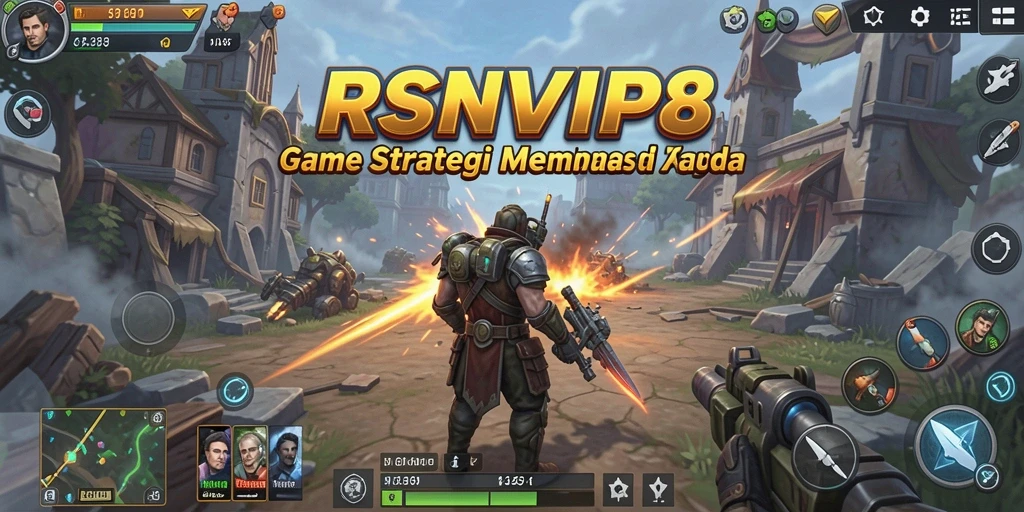 Tangkapan layar RSNVIP8 yang menunjukkan strategi bertempur yang menarik.