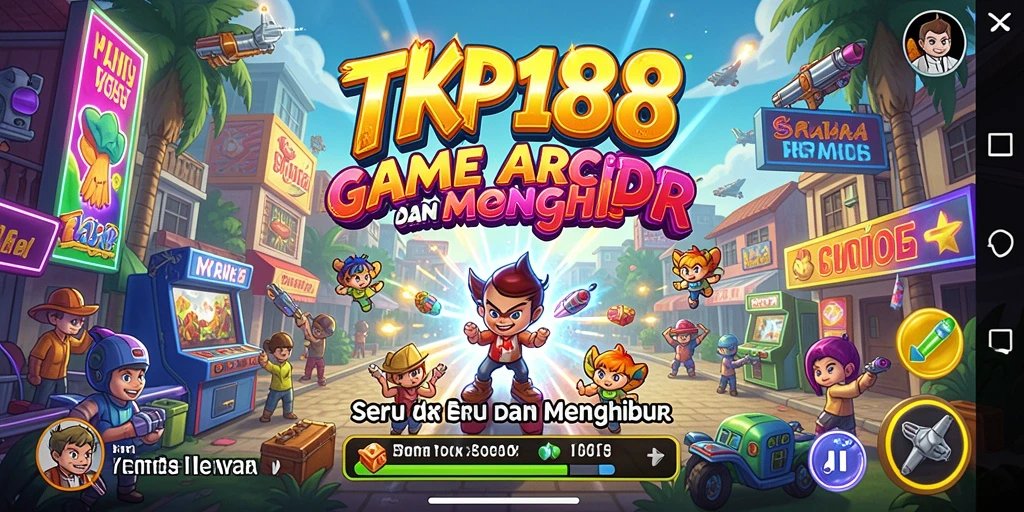 Tampilan utama gameplay TKP188 yang menampilkan aksi Arcade yang menarik.