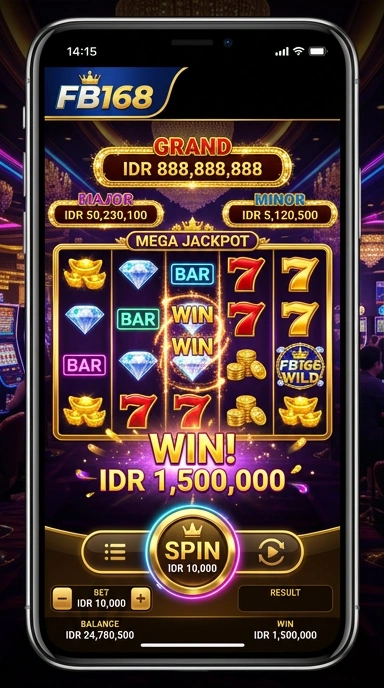 Tampilan antarmuka utama fb168 yang menarik dan informatif.